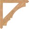 Ekena Millwork Balboa Arts & Crafts Smooth Bracket, Western Red Cedar, 3 1/2"W x 38"D x 38"H BKT04X38X38BOA03SWR - alternate 2